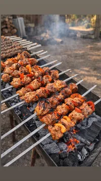 مشاوي لحم مشكلة