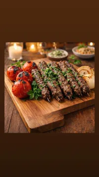 كباب لحم مشوي