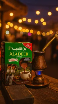 قهوة الأديب - علبة 180 غرام