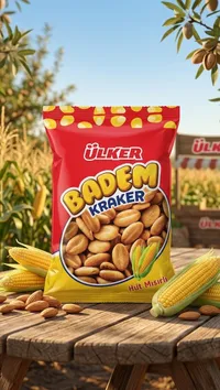 مقرمشات اللوز بنكهة الذرة - أولكر (Ulker)