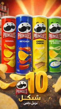 رقائق البطاطس برينجلز (Pringles) - سوق غزة