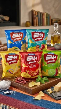 رقائق بطاطس مقرمشة - بيج شيبس (Big Chips)