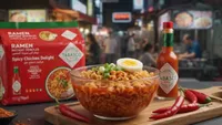 نودلز رامن بنكهة الدجاج الحار - تاباسكو (Tabasco)