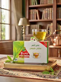 شاي أخضر صافي طبيعي - ربيع