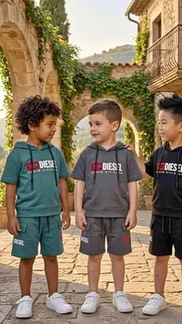 طقم ملابس أطفال صيفي - ديزل (Diesel)