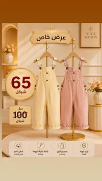 أفرول أطفال صيفي - بوتيت ميزون (Petite Maison) - سوق غزة