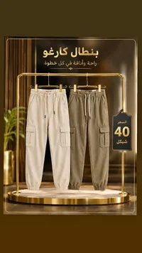 بنطال كارغو للأطفال - سوق غزة