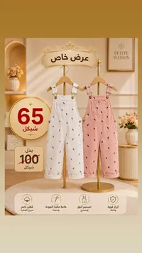 جمبسوت أطفال بناتي - بيتيت ميزون (Petite Maison) - سوق غزة