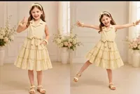 فستان أطفال بناتي بطبقات (Kids Dress)