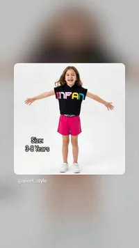 طقم ملابس صيفي للبنات من عفيف ستايل (Afeef Style)