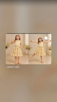 فستان صيفي أنيق للبنات - عفيف ستايل (Afeef Style)