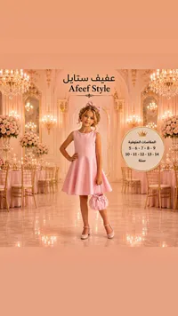 فستان حفلات بناتي - عفيف ستايل (Afeef Style)