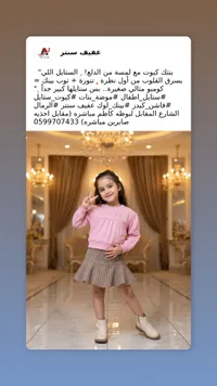 تشكيلة ملابس أطفال عفيف ستر
