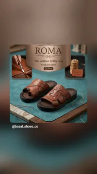 حذاء شبابي جلدي - روما (Roma)