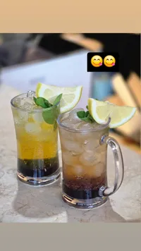 مشروب ليمون ونعناع مثلج