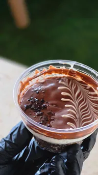 كوب تشيز كيك الشوكولاتة