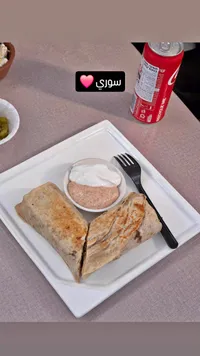 وجبة شاورما سوري