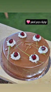 كيكة النوتيلا - حجم أصغر