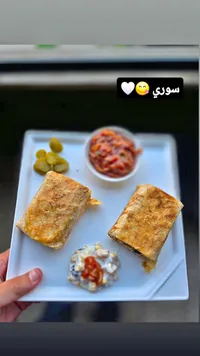 وجبة شاورما سوري