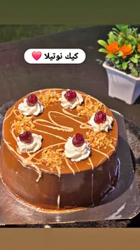 قالب كيك النوتيلا