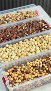 مكسرات وحبوب مشكلة - علبة تخزين