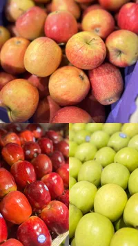 تفاح طازج متنوع