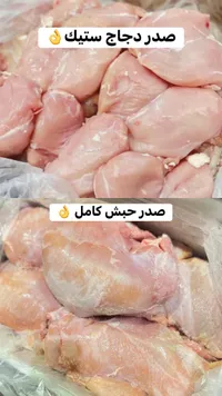 صدر دجاج ستيك وصدر حبش كامل