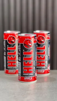 مشروب طاقة بنكهة التفاح القوي - هيل (Hell)