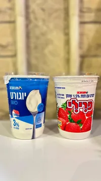 زبادي بالفراولة - تنوفا (Tnuva)