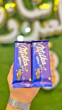 شوكولاتة بالحليب محشوة ببسكويت أوريو - ميلكا (Milka)