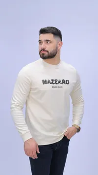 Mazzaro Milano Jeans - كنزة طويلة الأكمام