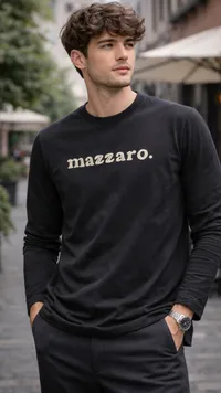 تي شيرت Mazzaro بأكمام طويلة