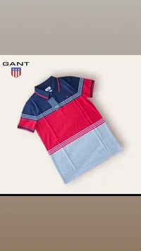 قميص بولو رجالي ثلاثي الألوان - غانت (Gant)