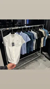 قميص رجالي صيفي بأكمام قصيرة - غانت (Gant)