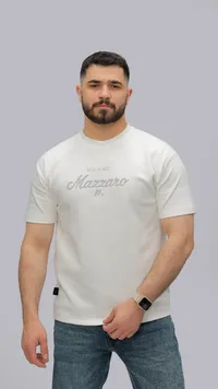 تيشيرت رجالي سادة - مازارو ميلانو (Mazzaro)