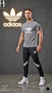 طقم ملابس رياضية رجالي - أديداس (Adidas)