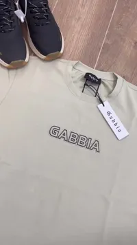 تيشيرت رجالي بياقة دائرية - غابيا (Gabbia)