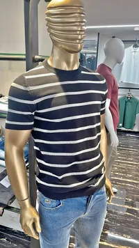 تيشيرت رجالي مخطط - لاكوست (Lacoste)