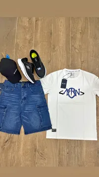 طقم ملابس صيفي رجالي متكامل - نو جينز (Now Jeans)
