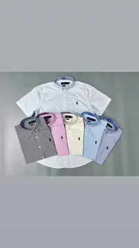 قمصان رجالية صيفية مقلمة - بولو (Polo)