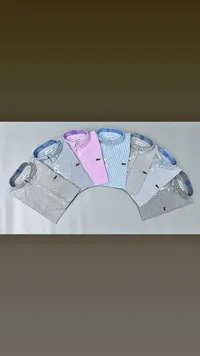 قميص رجالي مقلم - لاكوست (Lacoste)