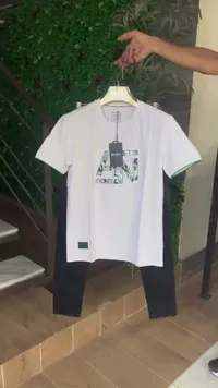 تيشيرت رجالي بنقشة عسكرية - ناو جينز (Now Jeans)