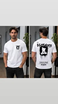 تيشيرت أبيض بطبعة دب - دبليو جينز (W.JEANS)