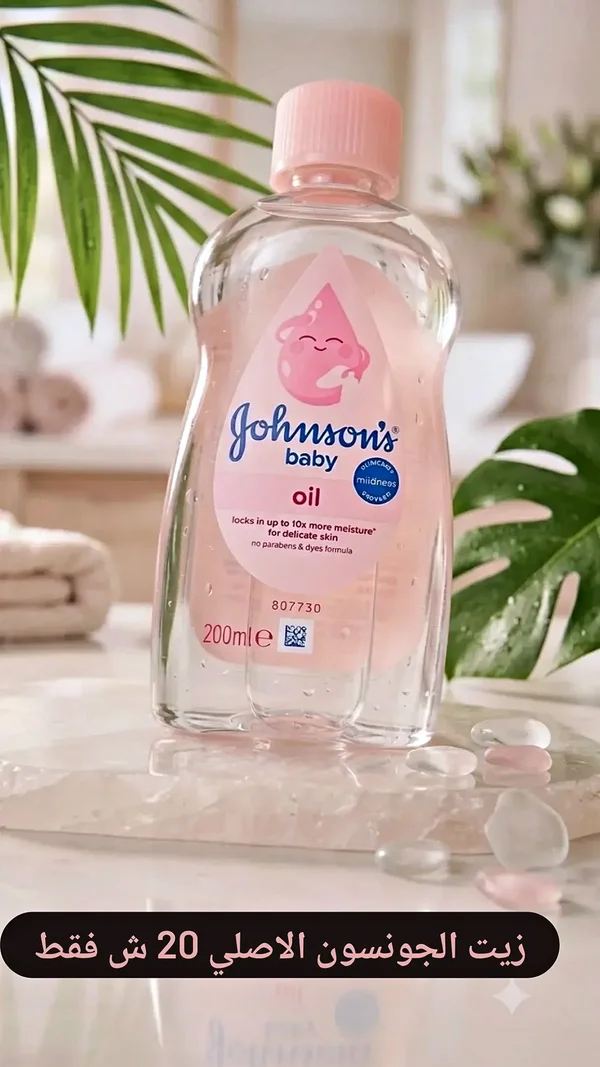 زيت أطفال - جونسون (Johnson's) - إكسسوارات ومكياج وعناية - سوق غزة