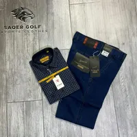 قميص رجالي كاروهات - ساجر جولف