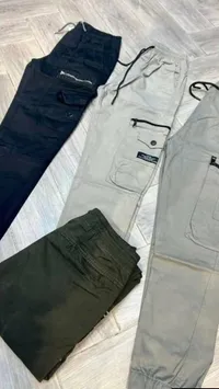 بنطلون كارجو رجالي متعدد الجيوب