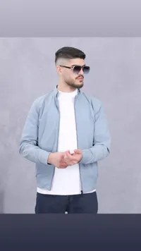 جاكيت رجالي أزرق سماوي
