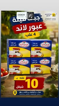 جبنة فيتا نباتي الدهن - عبور لاند (Obour Land) - سوق غزة