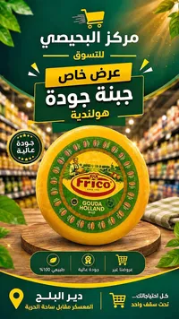 جبنة جودا هولندية خفيفة - فريكو (Frico)