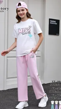 طقم ملابس صيفي بناتي - ميس فاشونيستا (Miss Fashionista)